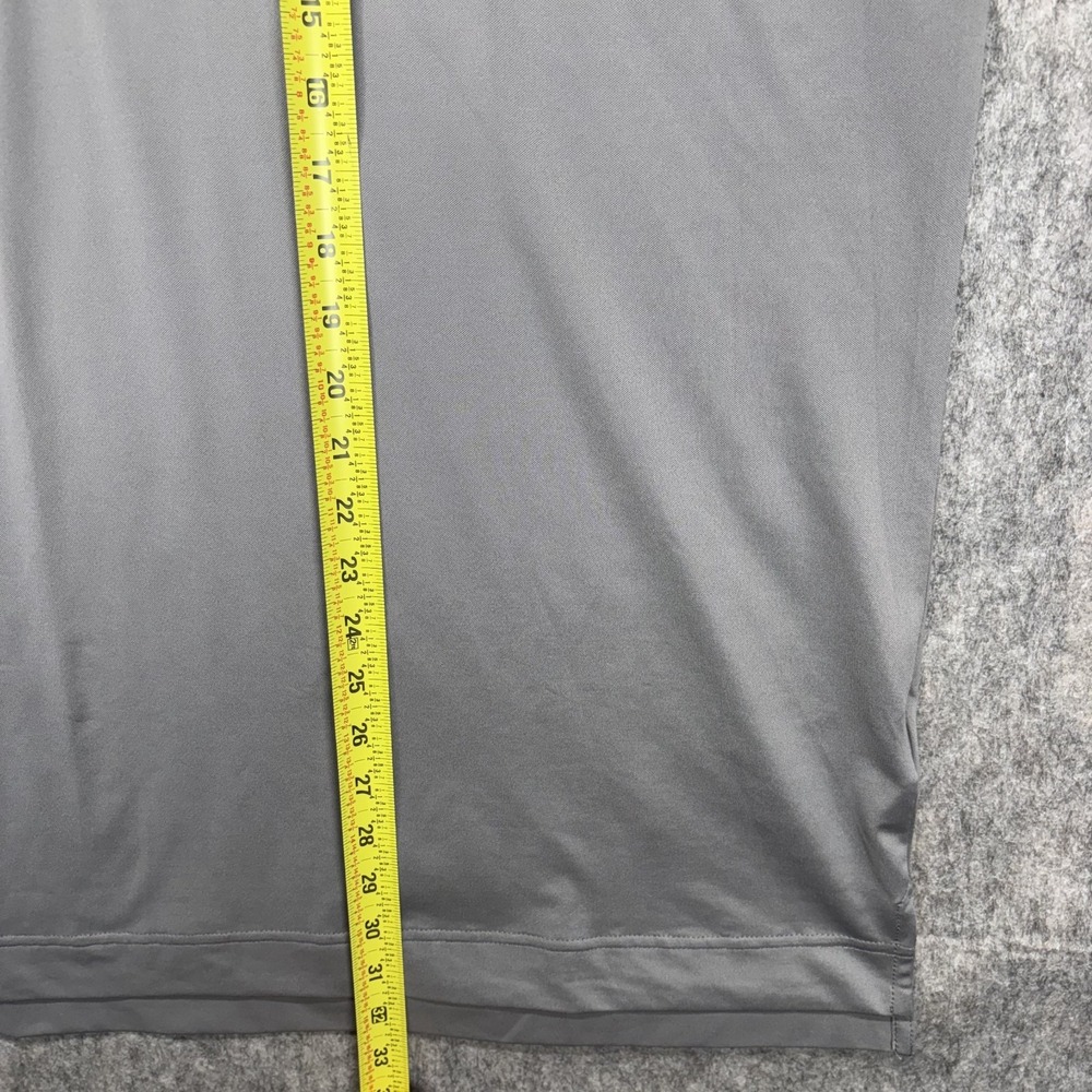 Footjoy Golf Polo Shirt Men's Large Druid Hills Club Gray Short Sleeve Stretch - Picture 5 of 8